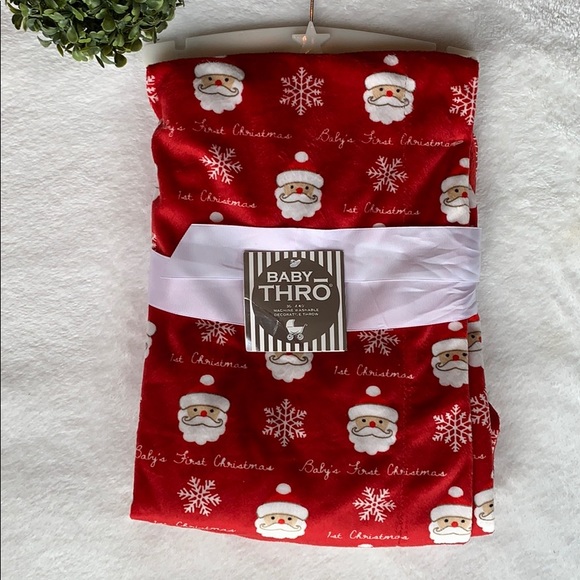 christmas baby blanket